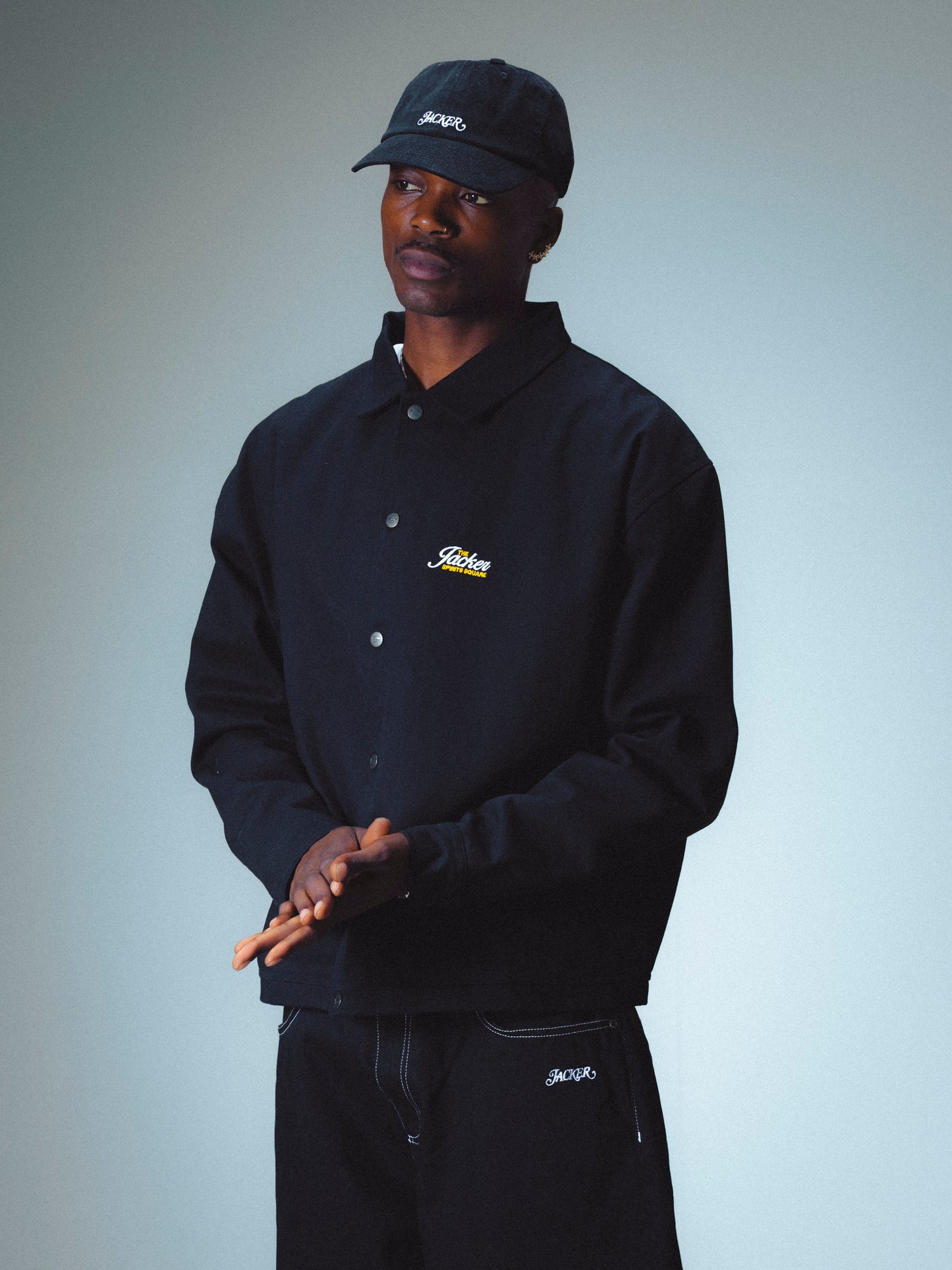 DON’T BE SHY COACH JACKET - BLACK
