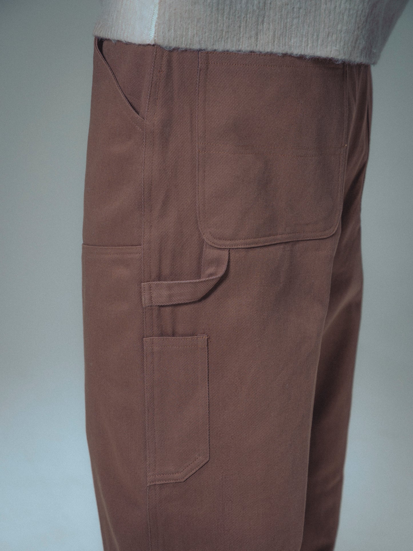 CARPENTER DOUBE KNEE PANT - BROWN