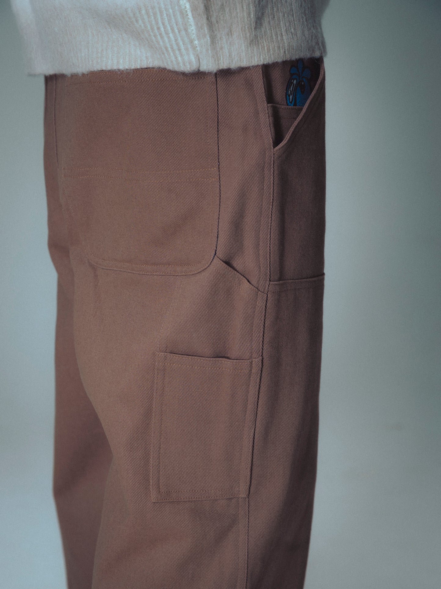CARPENTER DOUBE KNEE PANT - BROWN