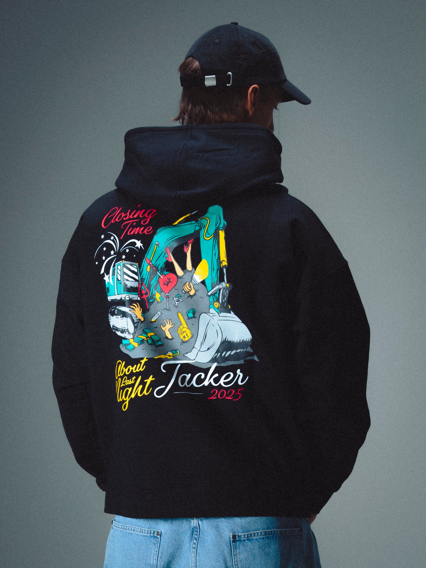 CLOSING TIME HOODIE - BLACK