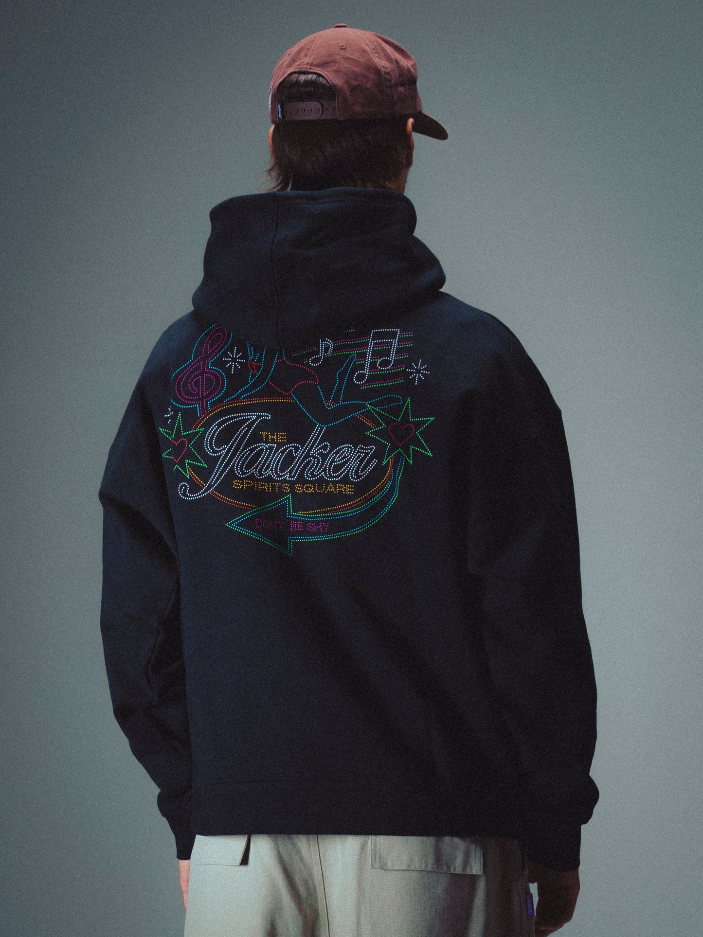 DON'T BE SHY HOODIE - BLACK