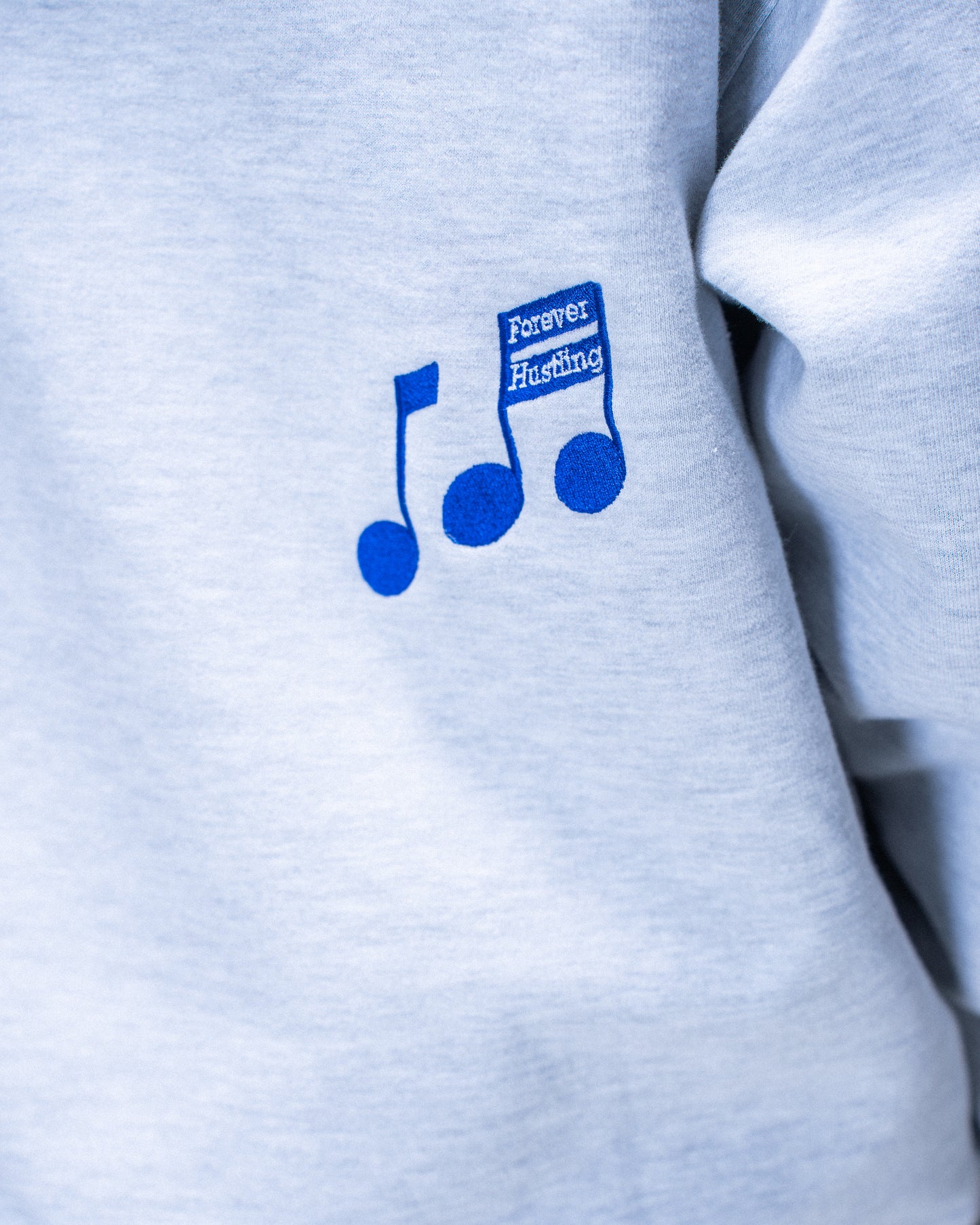 RECORDS HOODIE HEATHER GREY