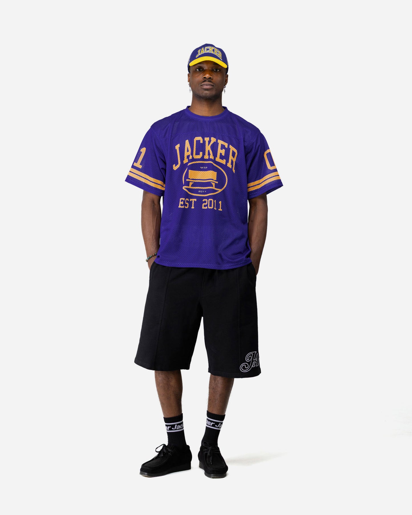 3 STRIPES SHORT - BLACK