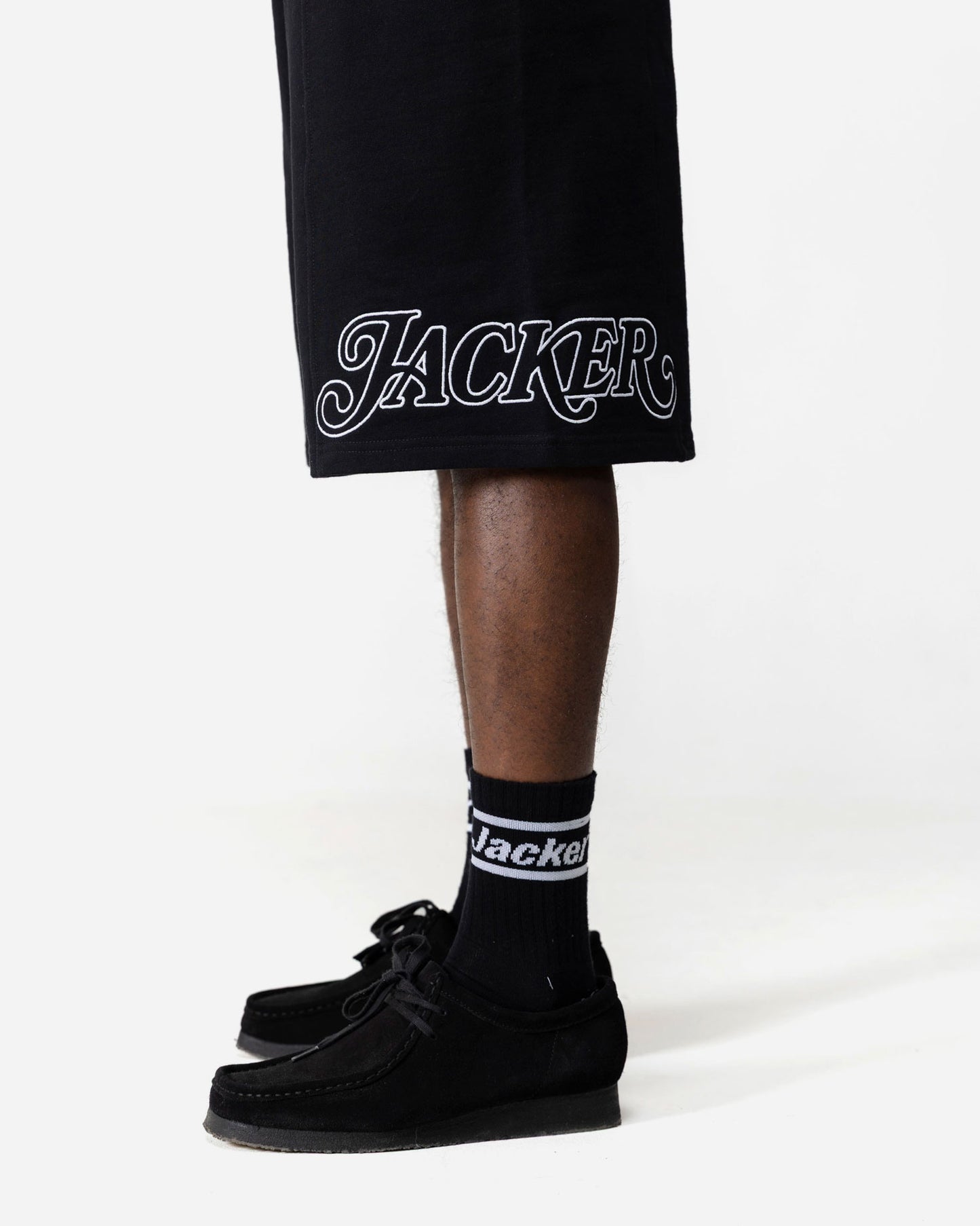 3 STRIPES SHORT - BLACK