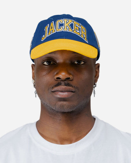 COLLEGE CAP - NAVY & YELLOW
