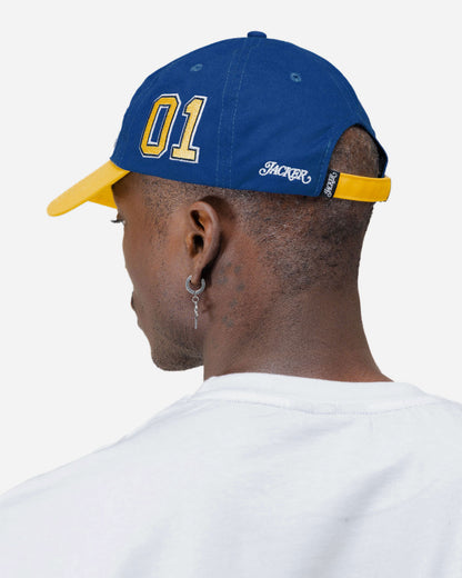 COLLEGE CAP - NAVY & YELLOW