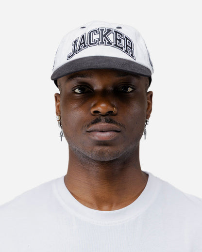 COLLEGE CAP - BLACK & WHITE