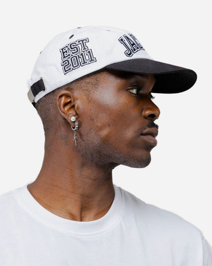 COLLEGE CAP - BLACK & WHITE