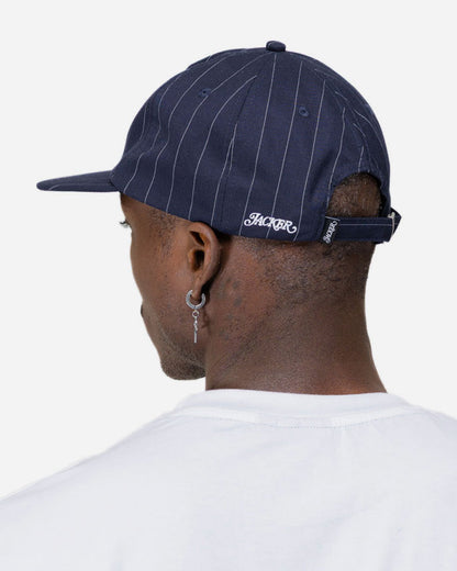 STRIPE CAP - NAVY