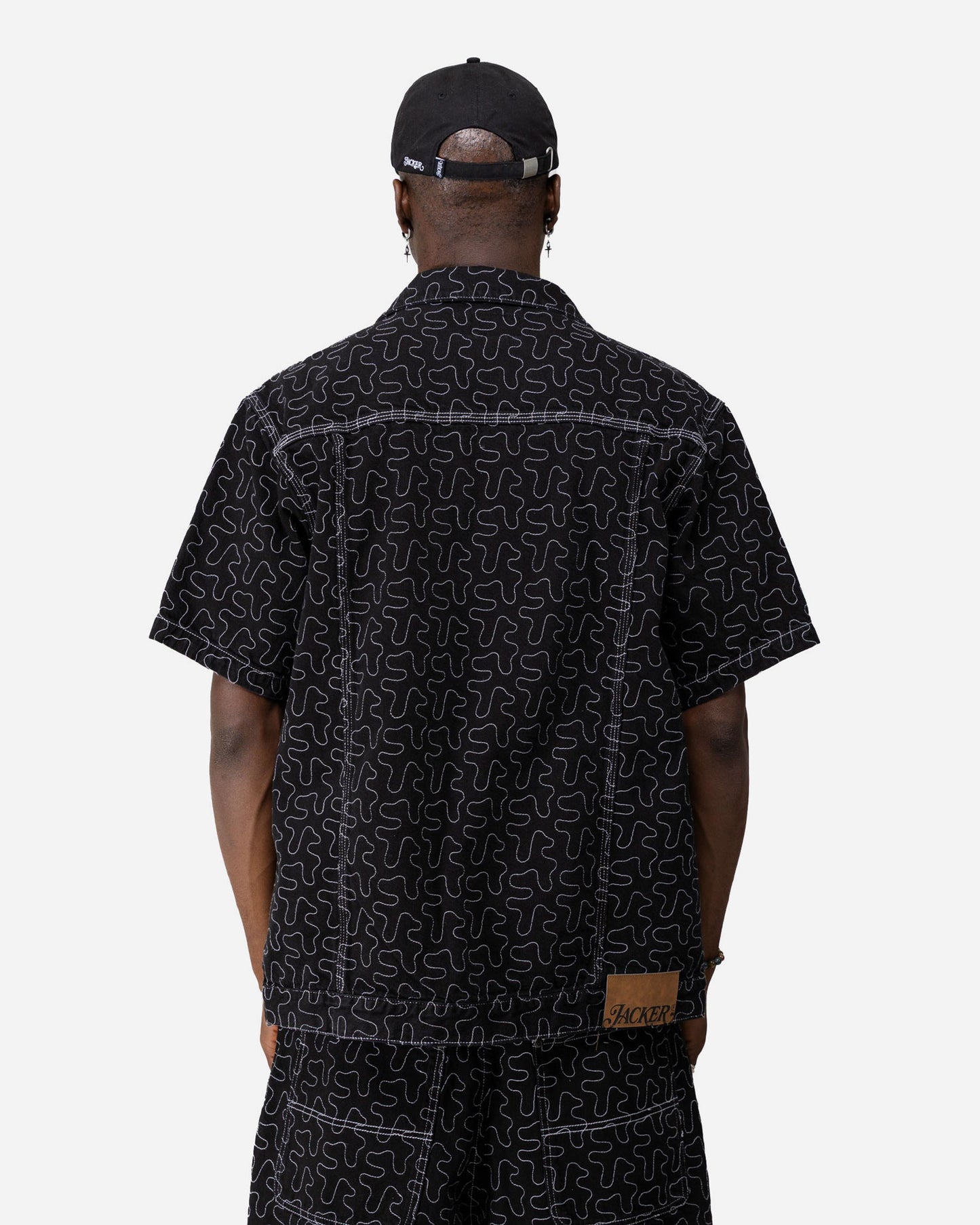 Camicia di jeans ONELINE - Nera