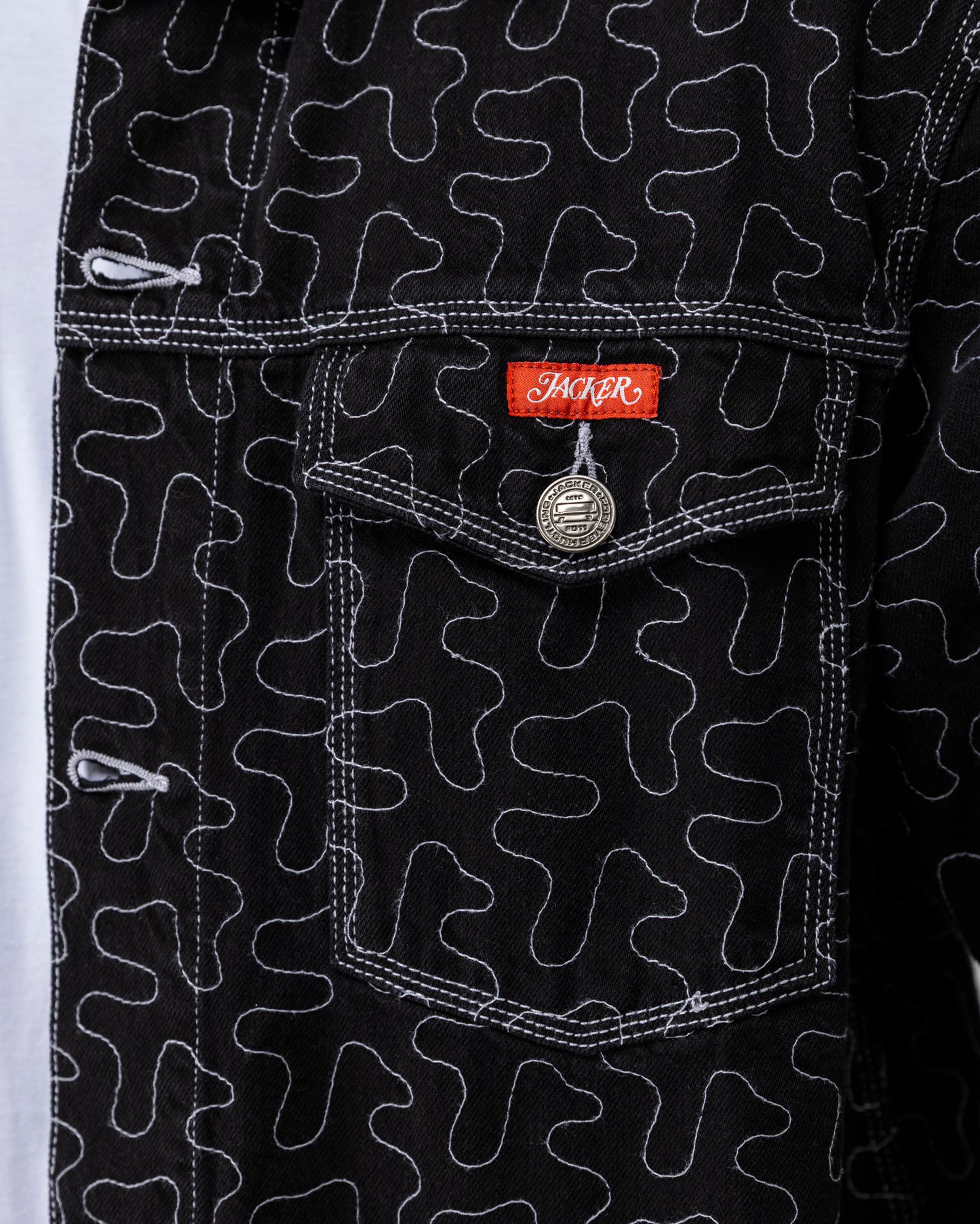 Camicia di jeans ONELINE - Nera