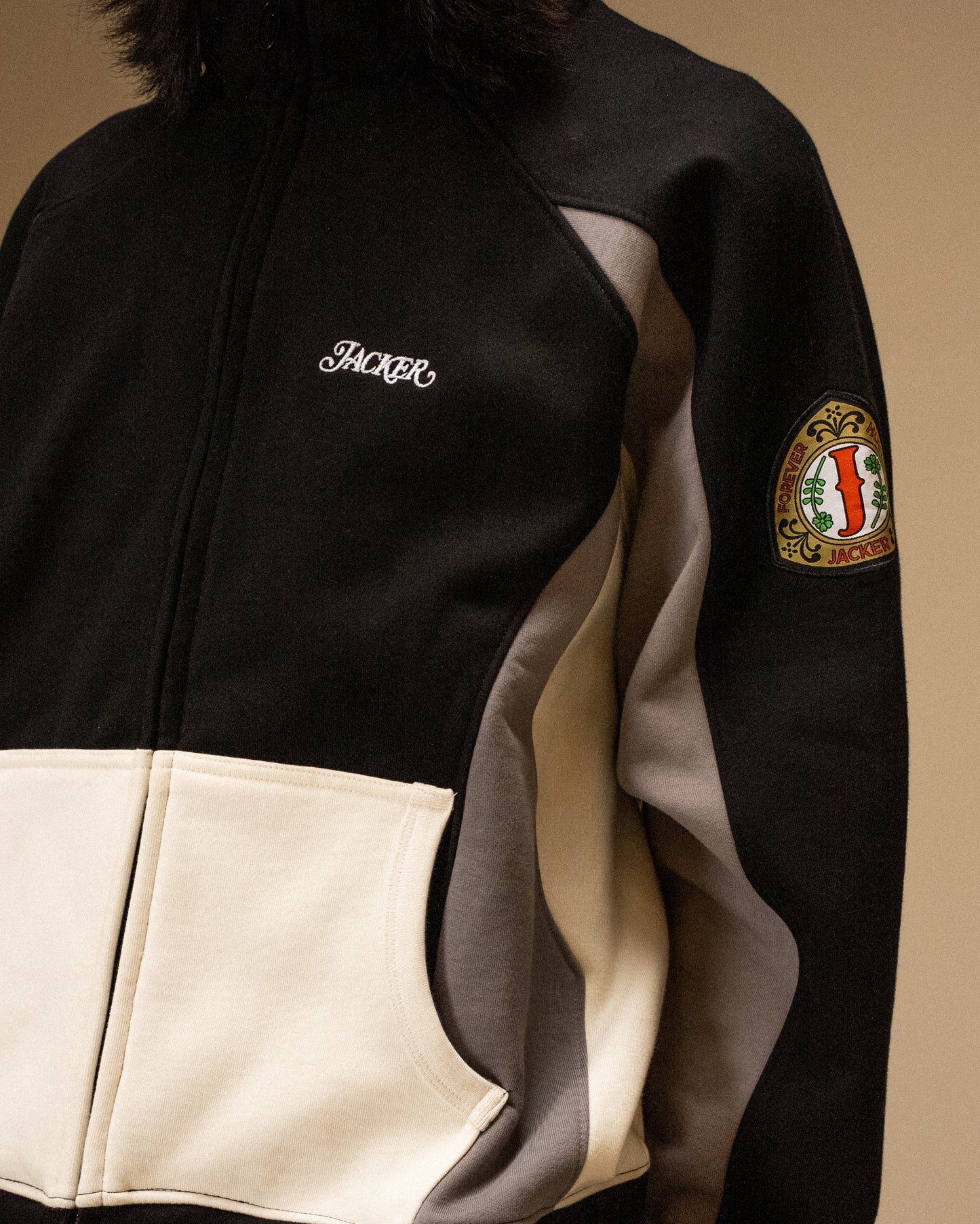TREVI TRACK JACKET - BLACK