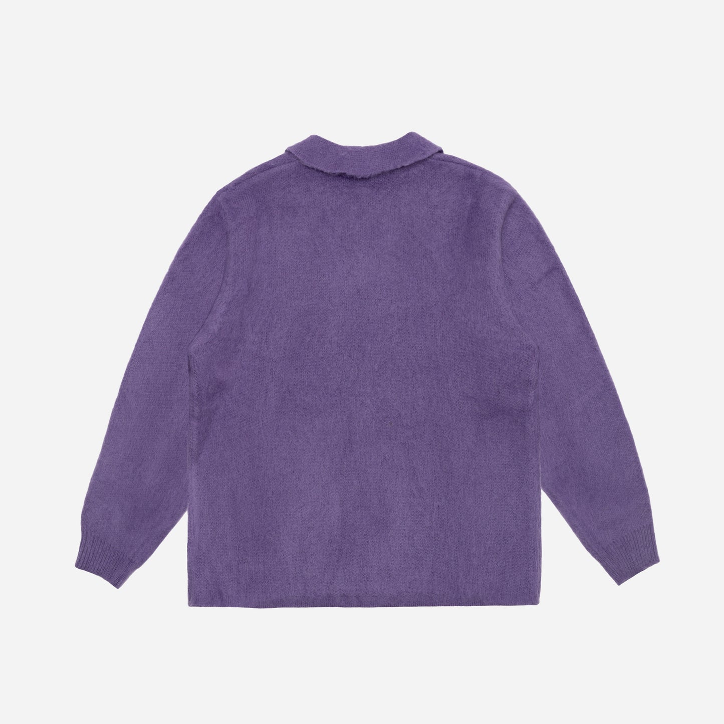 POLO CLASSICA IN MOHAIR - VIOLA