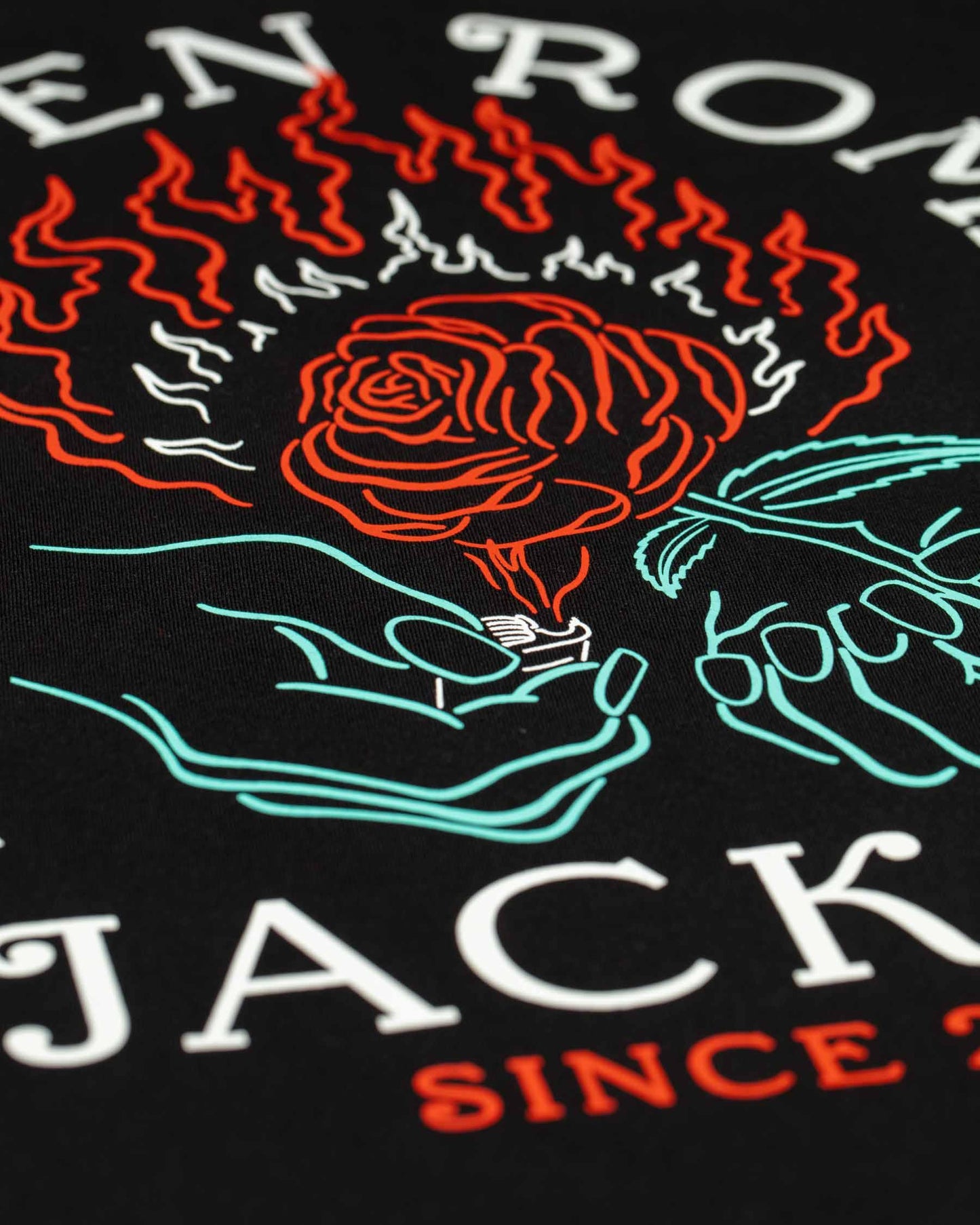 FORBIDDEN ROMANCE - T-SHIRT - BLACK - JACKER