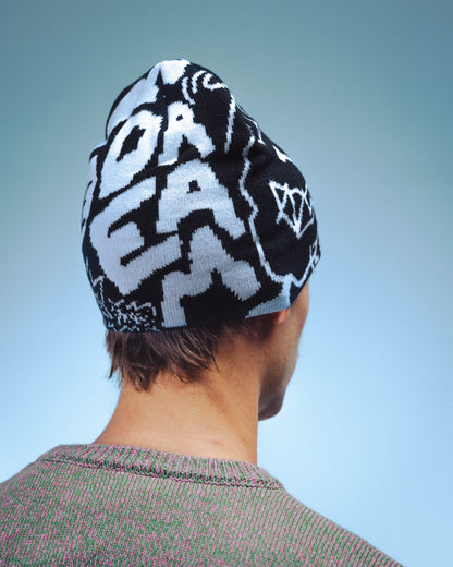 WAKE UP ! BEANIE - BLACK