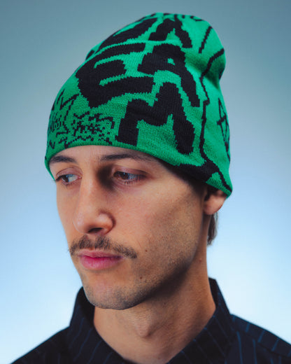 WAKE UP ! BEANIE - GREEN