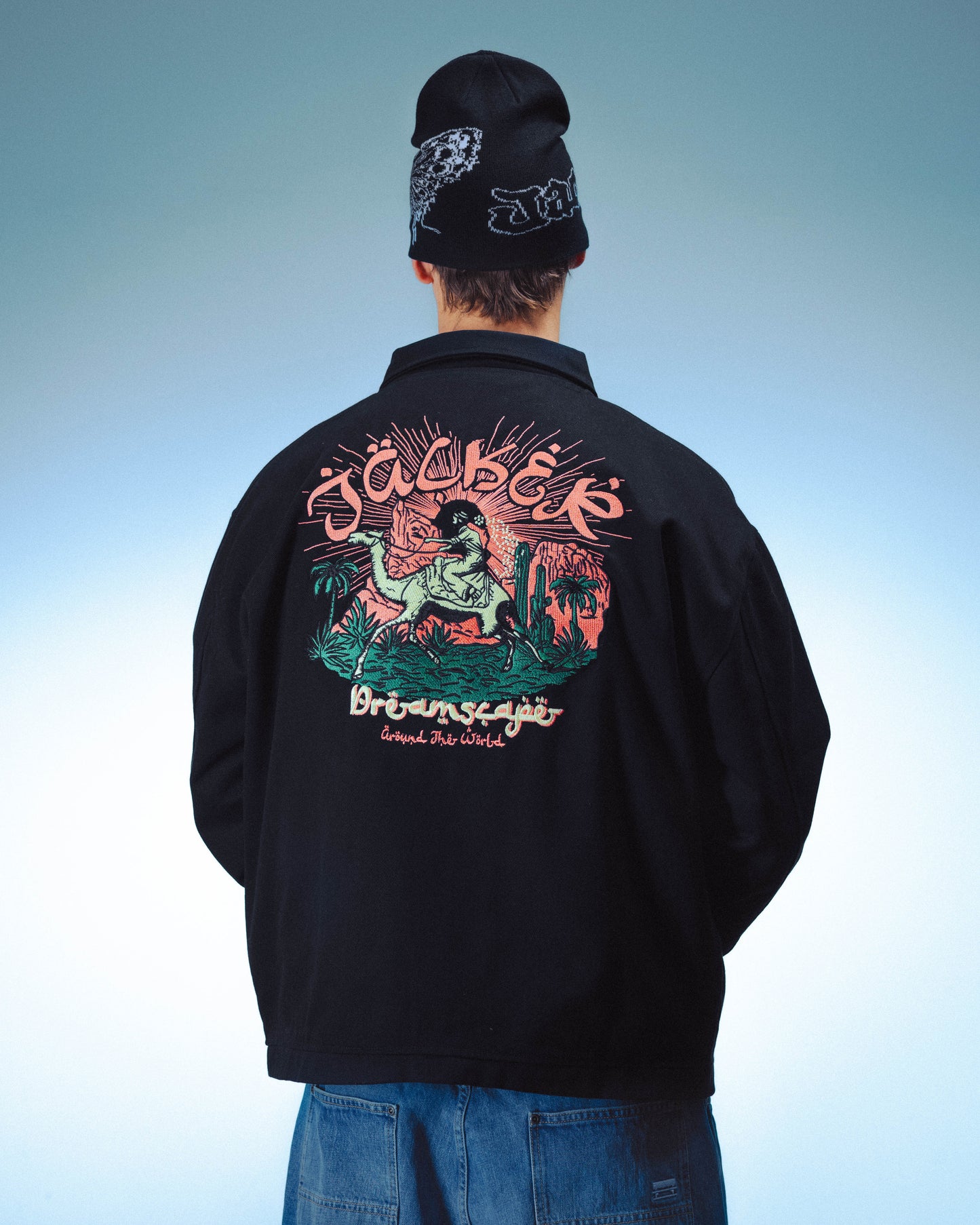 SANDMAN COACH JACKET - BLACK