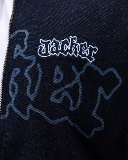 ZHOU FACTORY DENIM JACKET - BLUE