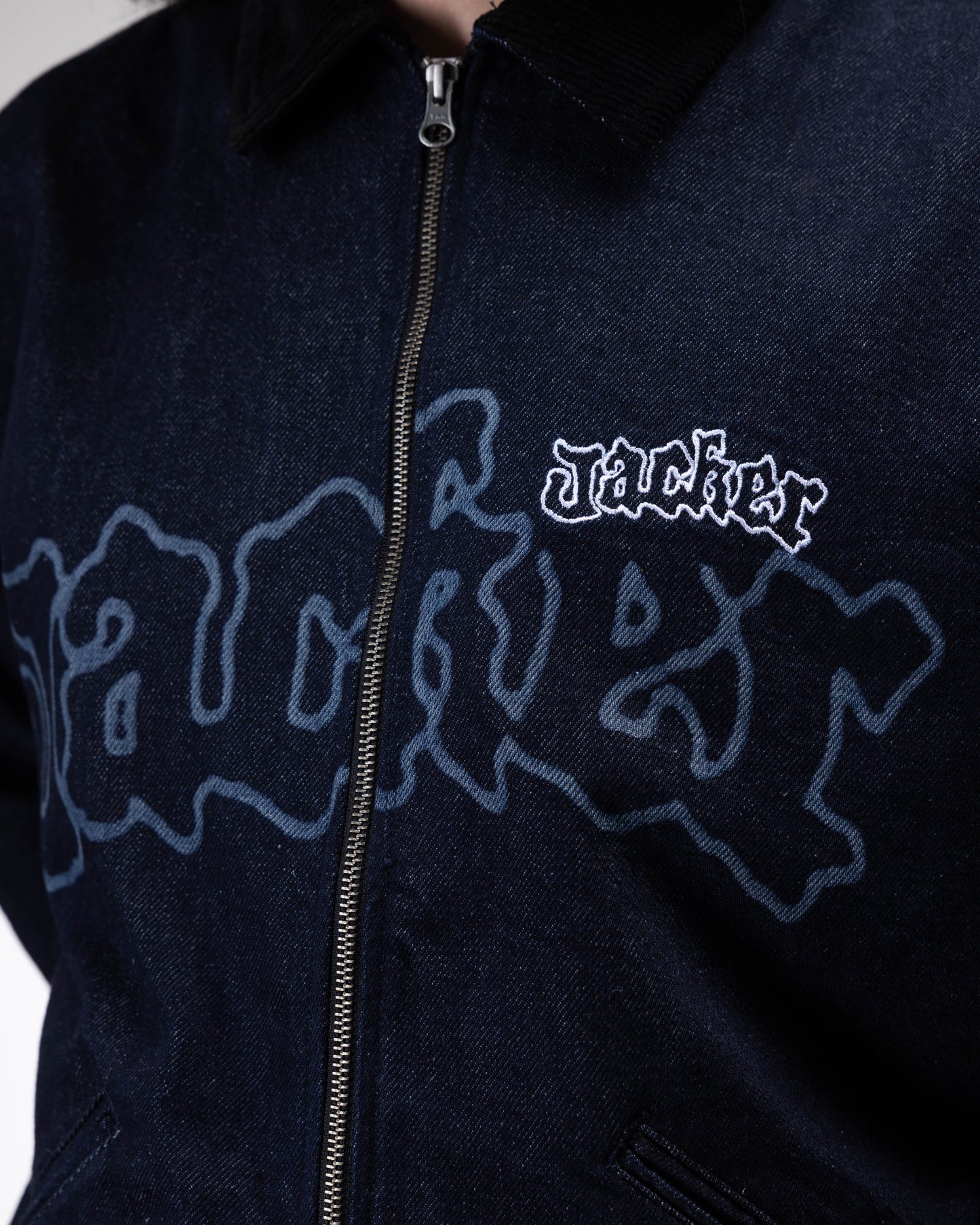 ZHOU FACTORY DENIM JACKET - BLUE