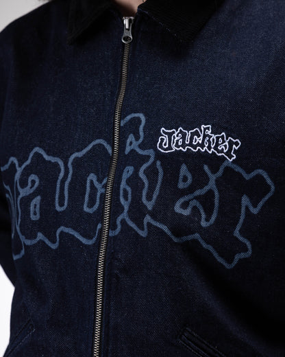 ZHOU FACTORY DENIM JACKET - BLUE