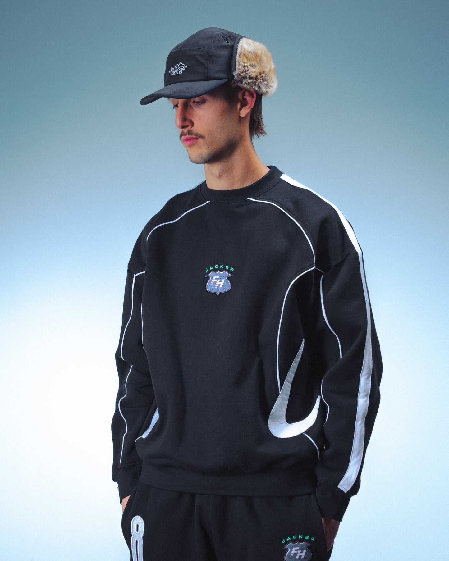 JANEIRO CREWNECK - NOIR