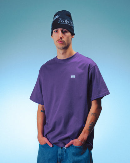 ID T-SHIRT - PURPLE & WHITE