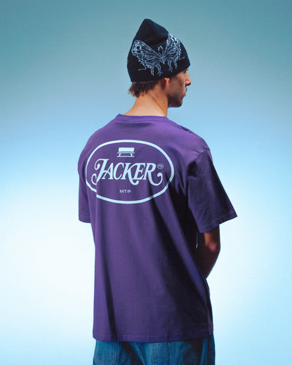 ID T-SHIRT - PURPLE & WHITE