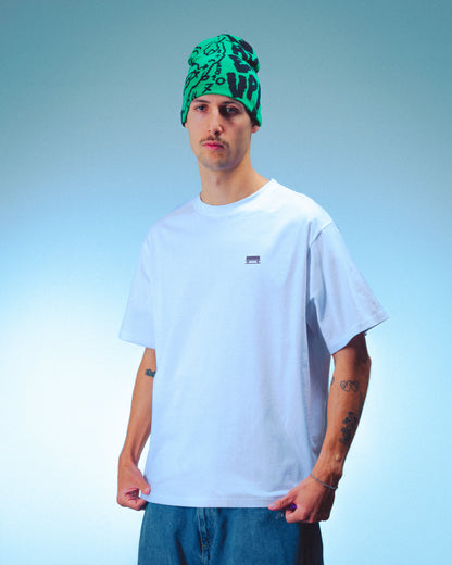 ID T-SHIRT - WHITE & PURPLE