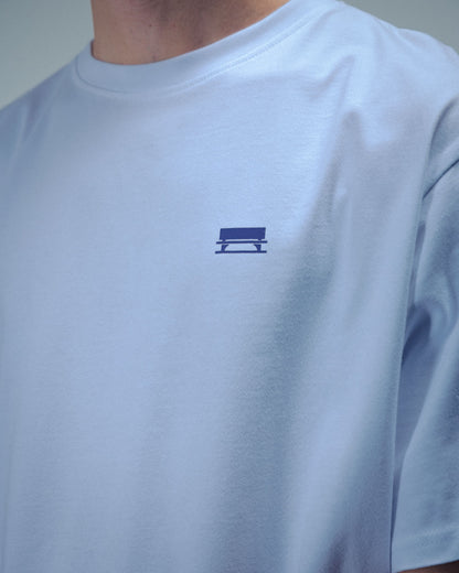 ID T-SHIRT - WHITE & PURPLE