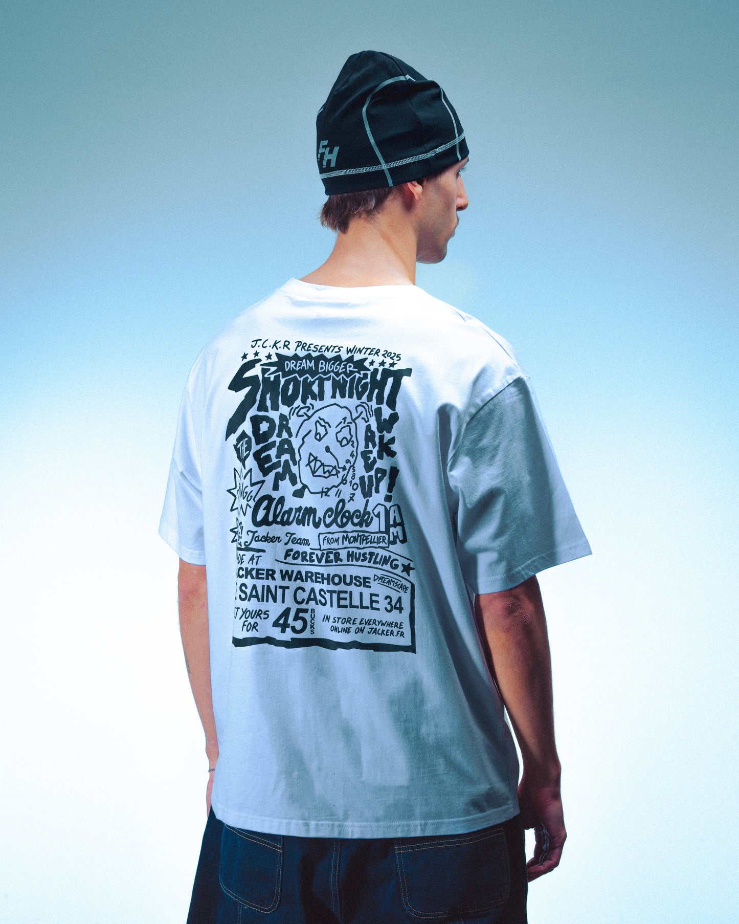 WAKE UP ! T-SHIRT - WHITE