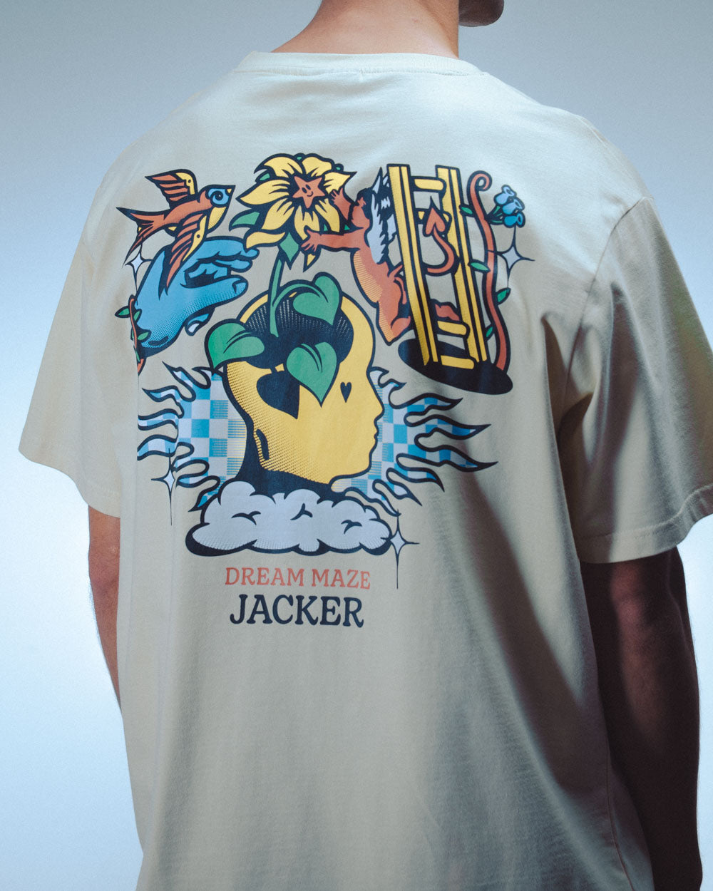 DREAM MAZE T-SHIRT - TOFU