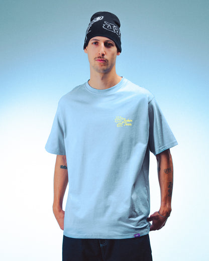 WAKE UP ! T-SHIRT - BLUE