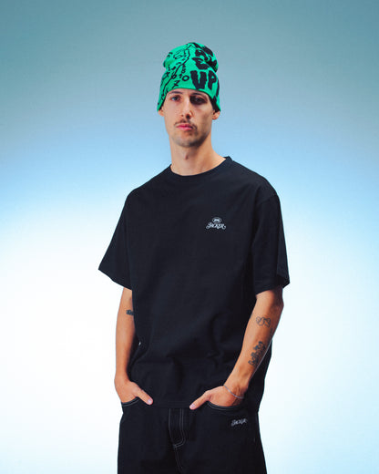 COLLECTIVE T-SHIRT - BLACK & BEIGE