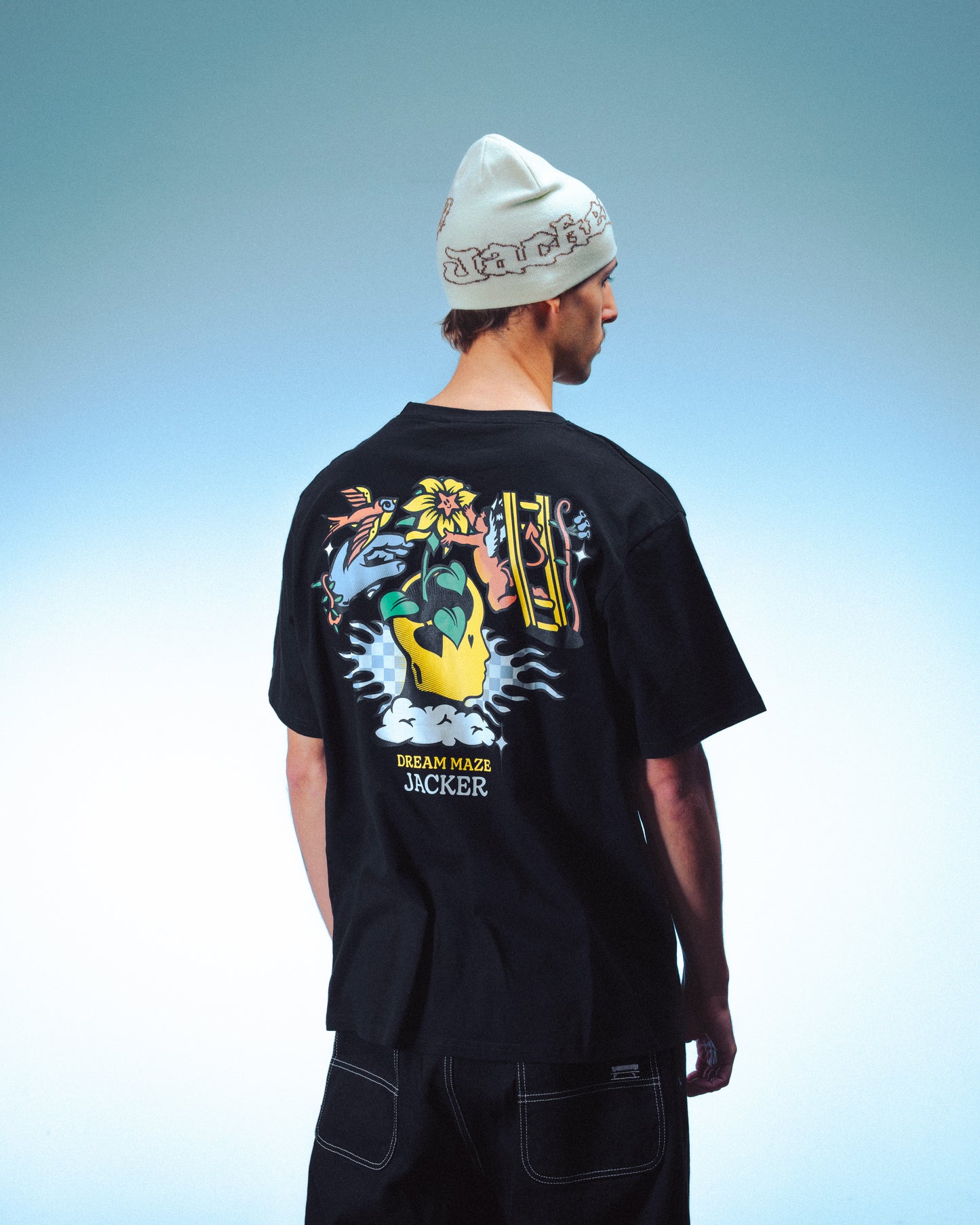 DREAM MAZE T-SHIRT - BLACK