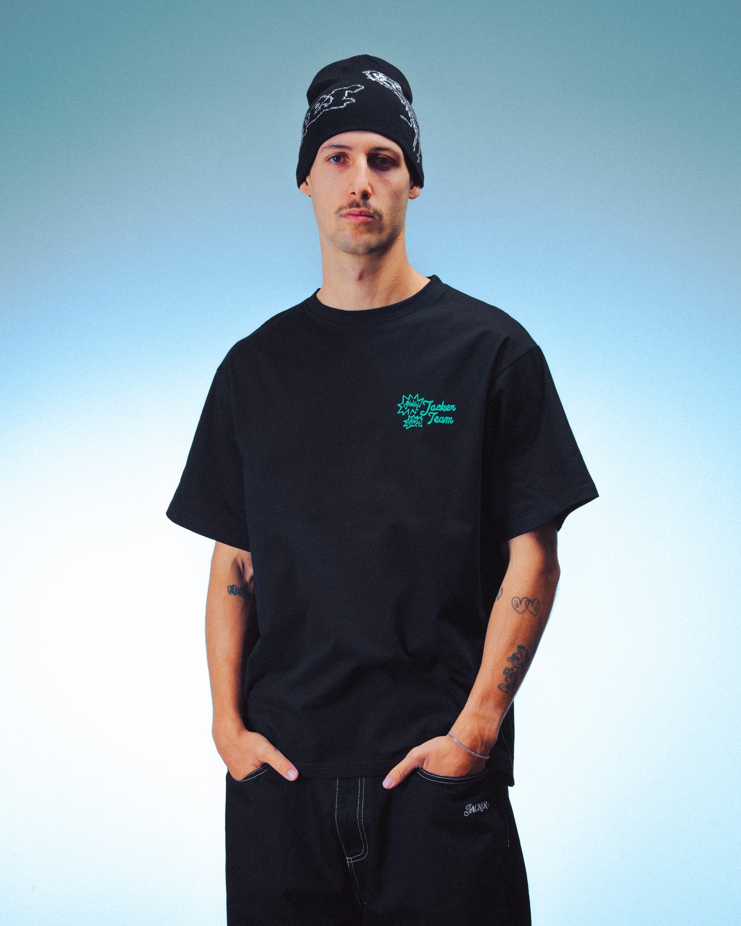 WAKE UP ! T-SHIRT - BLACK