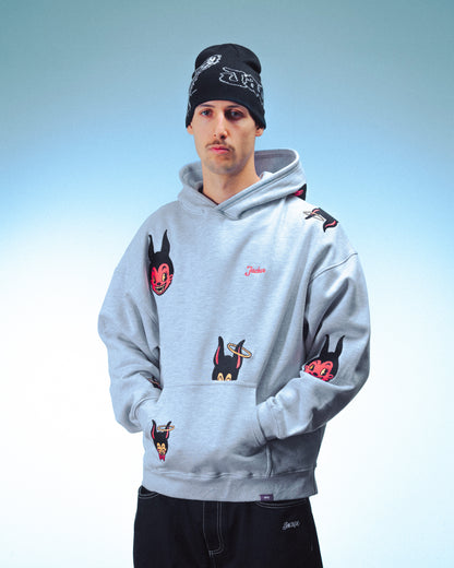 PARADISE HOODIE - HEATHER GREY