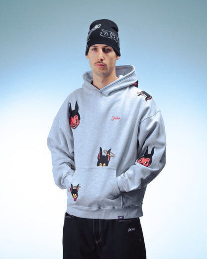 PARADISE HOODIE - HEATHER GREY