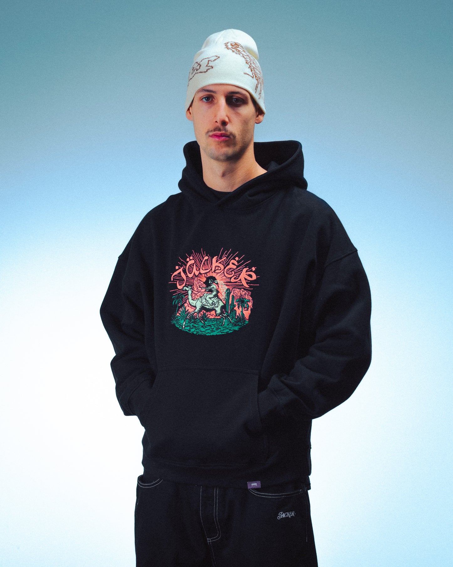 SANDMAN HOODIE - BLACK