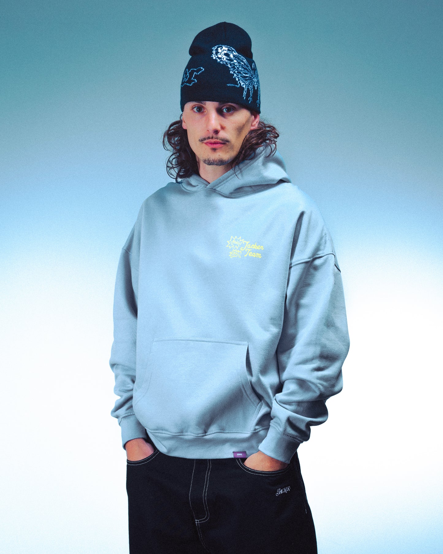 WAKE UP ! HOODIE - BLUE