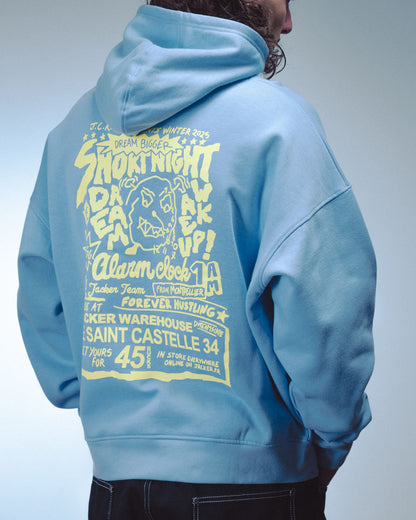 WAKE UP ! HOODIE - BLUE