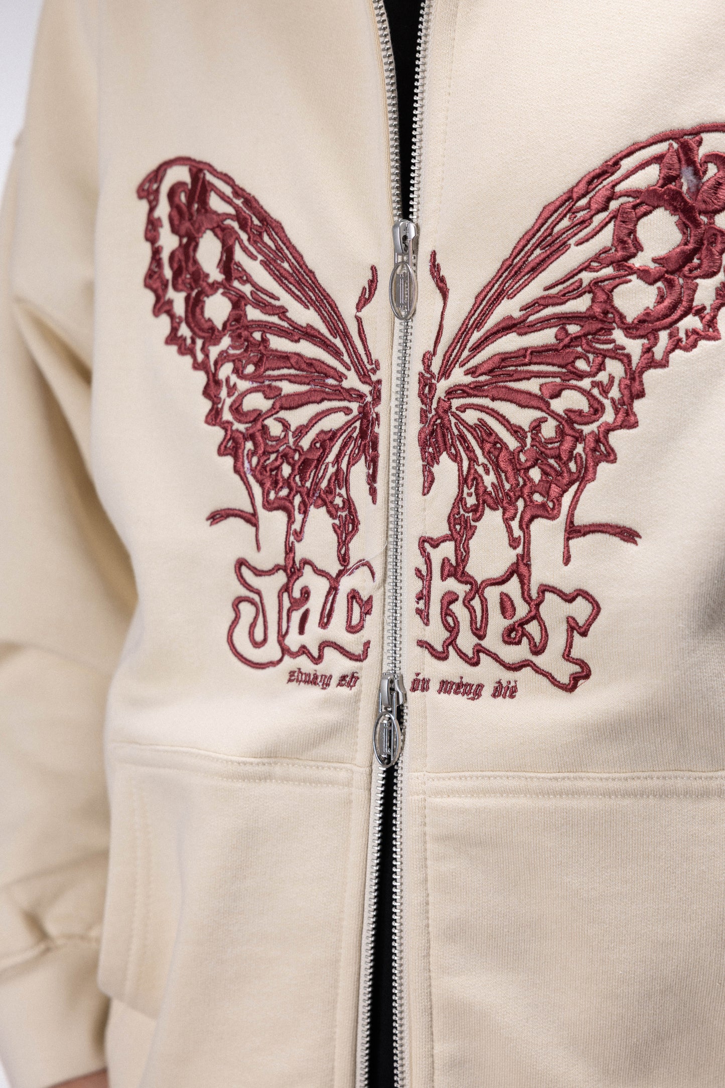 ZHOU ZIP HOODIE - TOFU