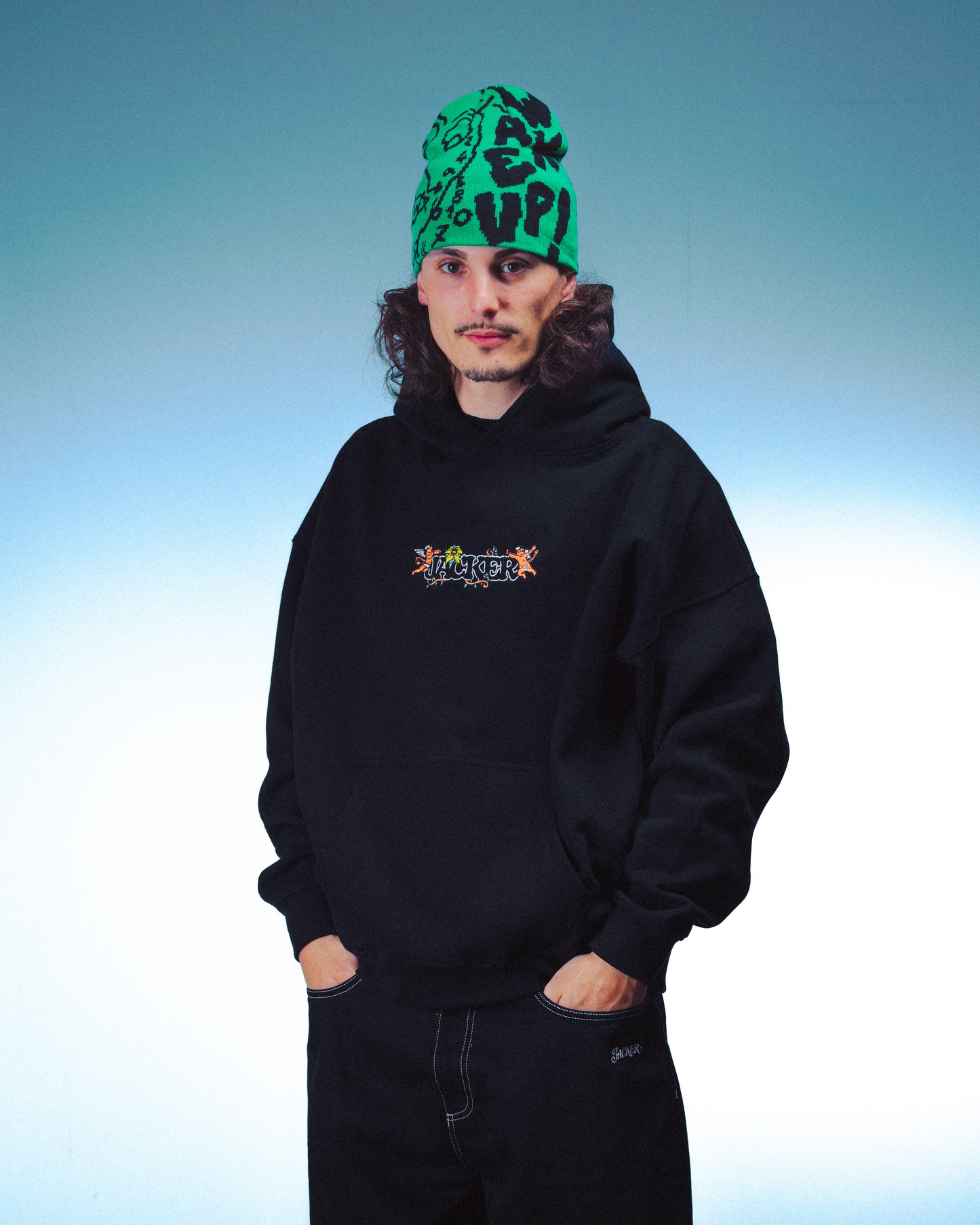 DREAM MAZE HOODIE - BLACK