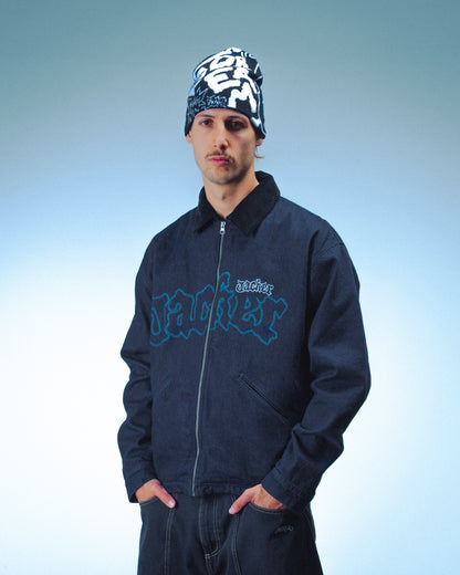 ZHOU FACTORY DENIM JACKET - BLUE