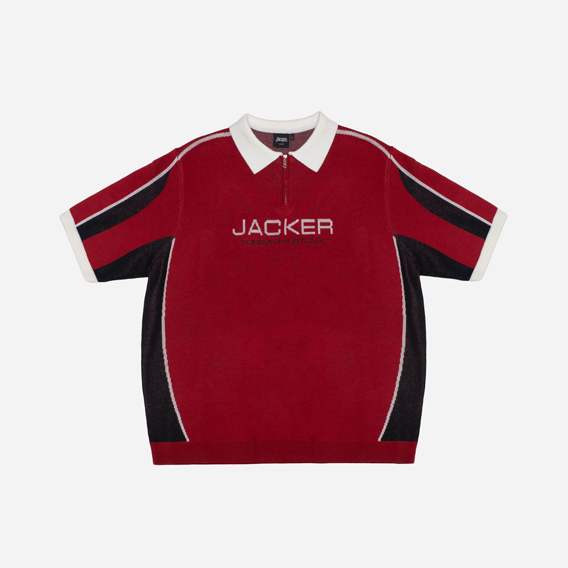 ACE POLO - RED AND BLACK