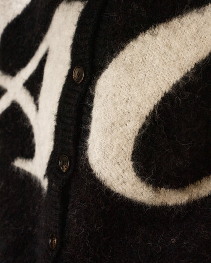 ADS CARDIGAN - BLACK