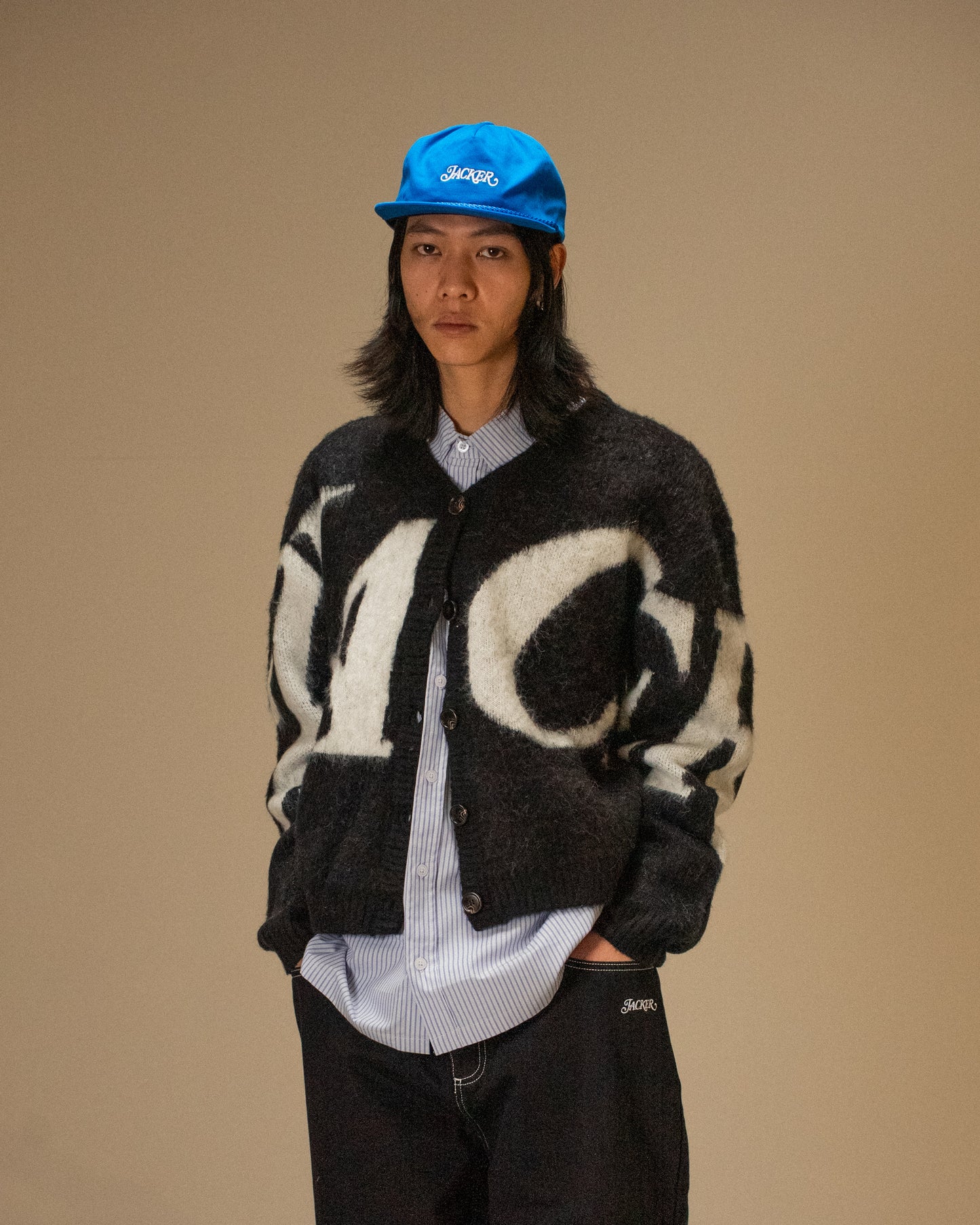 ADS CARDIGAN - BLACK