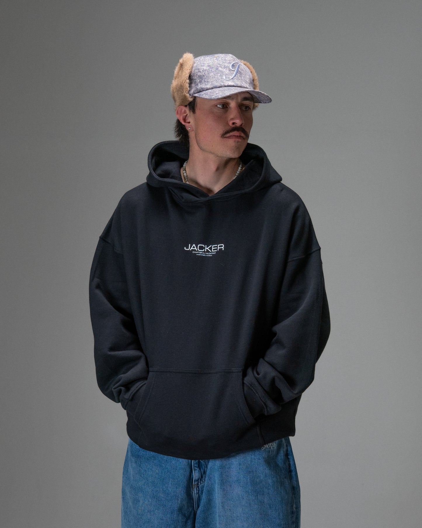 ALCATRAZ HOODIE BLACK