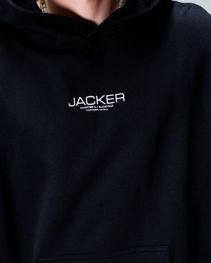 ALCATRAZ HOODIE BLACK