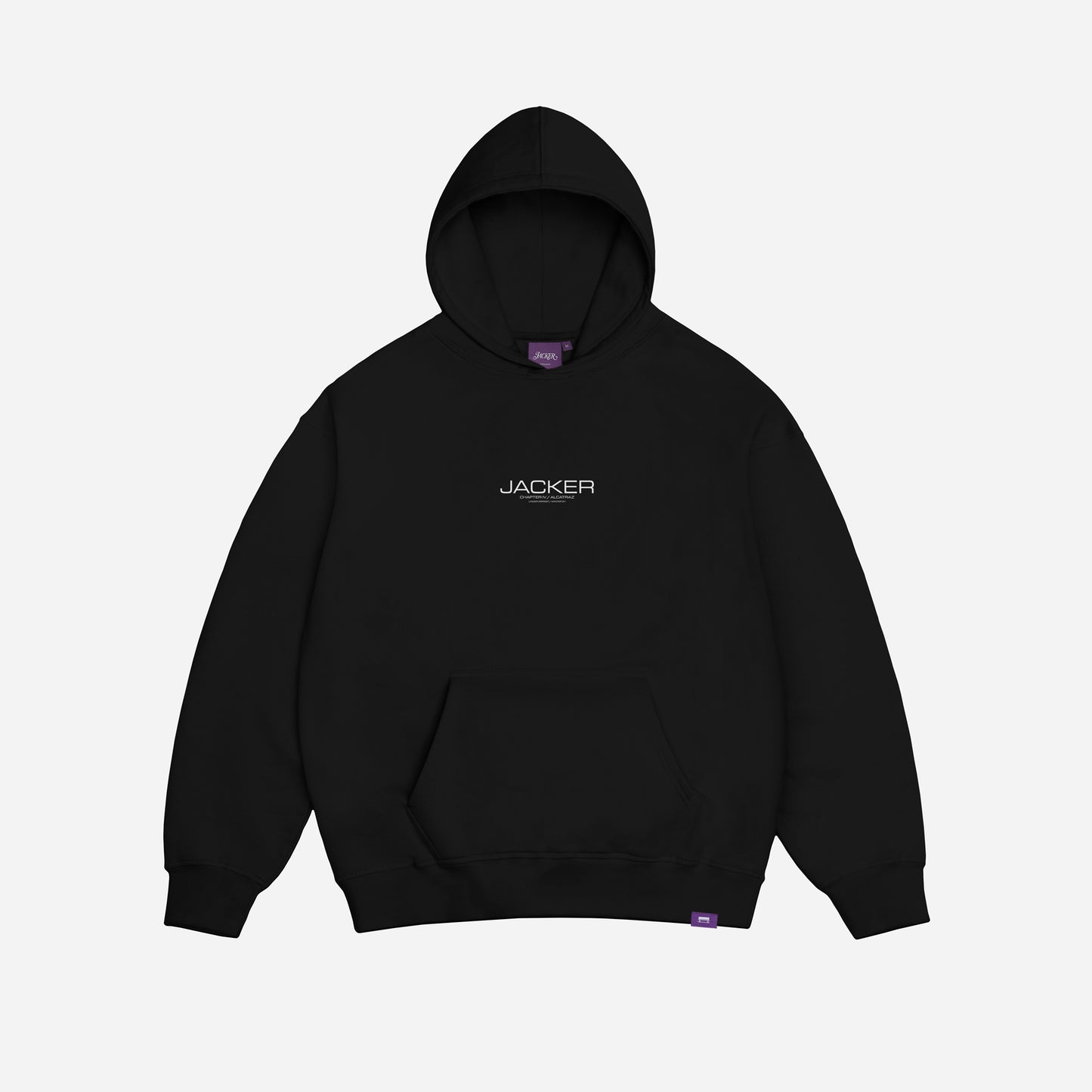 ALCATRAZ HOODIE BLACK