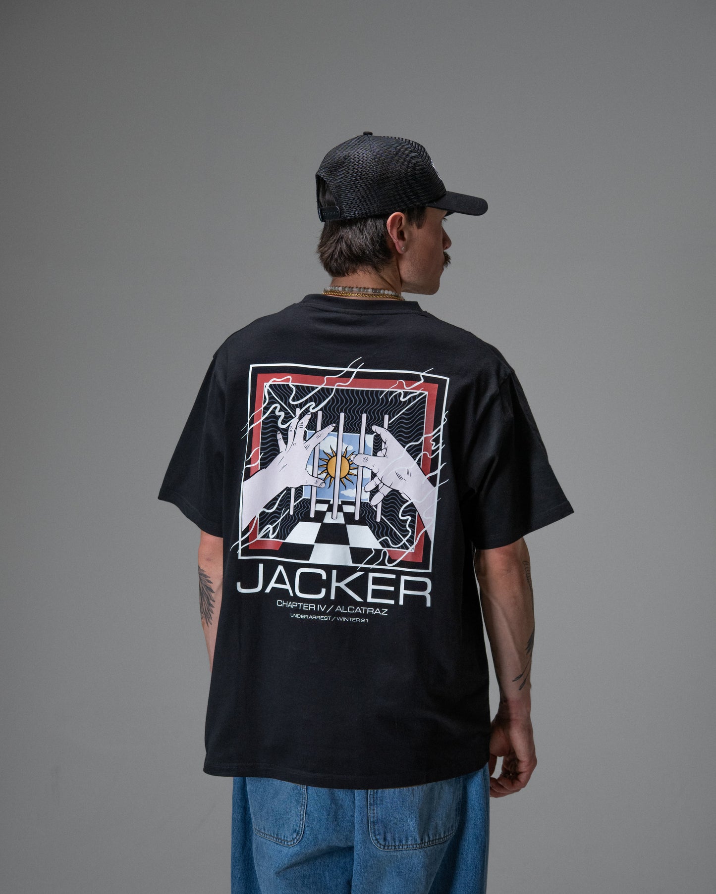 ALCATRAZ T-SHIRT BLACK